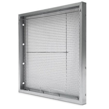 AMERICAN METAL FILTER 20 X 20 X 1 Nominal Galvanized Steel Filter Media Pad-Holding Frame With Retainer Gate HPOG102020